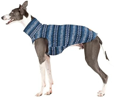 Pullover aus Acrylwolle für Whippets: Stil, Wärme und Komfort, Elegantes Design und Kälteschutz, ideal für Whippets, Lebrelen und Windhunde - Ethnic, M