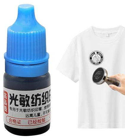 Druckfarbe,Siebdruckfarbe,5 Ml Lichtempfindliche Textiltinte | Wasserfeste, Multifunktionale, Umweltfreundliche, Lichtempfindliche Druckfarbe -Für Die Herstellung Von T-Shirts Und Siebdrucken