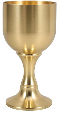 HOLIDYOYO Coppa da Vino Rame Antico Elegante Goblet Retro per Cocktail e Vino Design Resistente e Facile da Pulire per Eventi e Occasioni Speciali