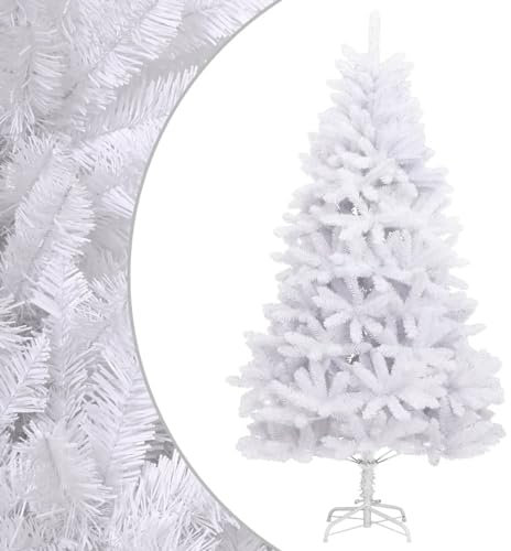 ZEYUAN Künstlicher Weihnachtsbaum Klappbar mit Ständer Weiß 240 cm, Tannenbaum Künstlich, Christmas Tree, Tannenbaum Deko, Weihnachtsbäume, Christbaum - 357788