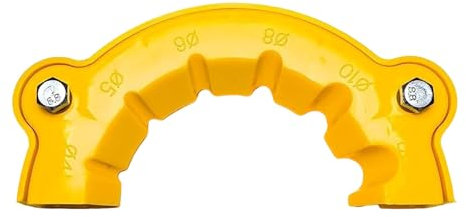 Bohrerschärfgerät für Winkelschleifer, Ø 4-12 mm, Kunststoff, Bohrerschärfgerät Bohrer Schleifgerät Schärfgerät Bohrerschleifmaschine Schleifen Bohrerschleifer Schärfen Bohrerschärfer (Gelb)
