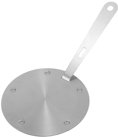 HOMOBABE Induction Cooktop Heat Diffuser Stainless Steel Converter Disk for Even Heat Distribution Compatible Gas and Stoves for Keeping Food Warm and Versatile Kitchen Use