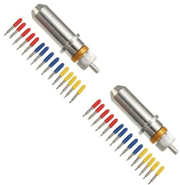 HOMSFOU 2 Sätze Schnitzwerkzeug Vinyl Cutter Sharper Schneideplotter-halter Schneideplotter-messerhalter Schärfer Schnitzmesser Plotterklinge Schneiden Plotter-vinyl-cutter 16 Stück * 2
