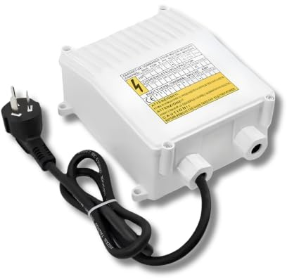 Brunnenpumpe Schaltbox Tiefbrunnenpumpe motorschutzschalterbox elektrische Anschlussbox Schaltkasten Control Box 370-2200 Watt (1100W, 40uf, 8A)
