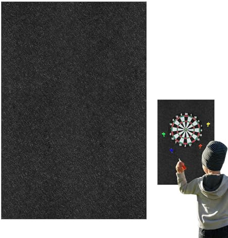 Ahuuen Dartboard Rückwandschutz,Große Filz Wandfliesen Als Unterlage Für Dartbretter | Große Schutzplatte Für Büro Garten Garage Erwachsene Kinder