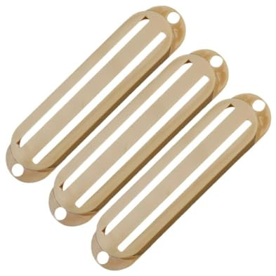 mophrati Juego de 3 piezas de repuesto para cubiertas pastillas doble riel. Protector guitarra eléctrica. Regalo ideal para amantes la guitarra. Cubierta plástico para doble riel, Crema