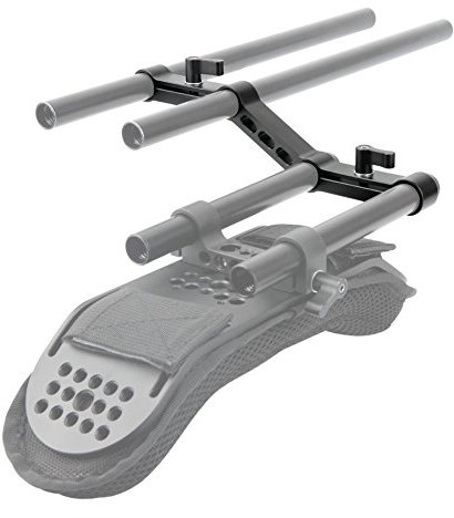 NICEYRIG 15mm Rail Clamp Z-shape Railblock for DSLR Shoulder Rig 15mm Rod Support System