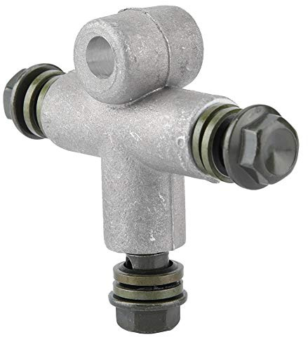 Motorrad Bremsleitungs T-Stück, Motorrad Hydraulische Bremsleitung, Motorrad ATV hydraulischer 3 Wege Bremsölschlauch Adapter Rohrkupplung T-Stück 10 mm Geeignet für Motorrad ATV Dirt Bike