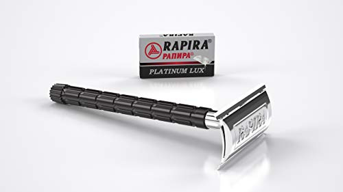 Rapira Platinum Lux Rasierset (Rasiermesser + 5 Klingen)