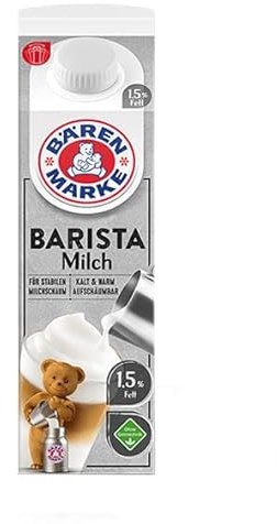 Bärenmarke Barista Milch 1,5% / haltbare Milch mit Drehverschluss 12 x 1l