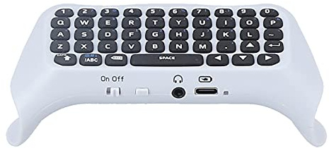 VBESTLIFE Clavier Contrôleur sans Fil pour, Clavier Externe pour Contrôleur de Jeu Mini Clavier sans Fil avec Haut-Parleur pour 5