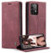 caseme Handyhülle für Samsung Galaxy A52S 5G/A52 4G/5G Hülle Premium Leder Klappbar Flip Case Magnet Kartenfach Standfunktion Tasche Schutzhülle für Samsung Galaxy A52S 5G/A52 4G/5G - Weinrot
