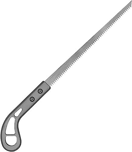 Sierra de bonsái pequeña, sierra de árbol de acero al manganeso sierra de mano de bonsái de jardín, sierra de árbol de poda de jardín hoja estrecha,para madera madera contrachapada paneles de yeso (A)