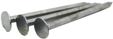 Galvanised Clout Nails Extra Large Head - 50mm (Pack of 80)