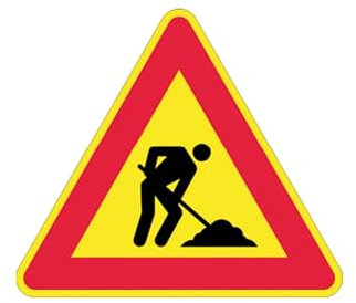 Briconess.com Cartelli stradali in lamiera di ferro - Lavori in corso