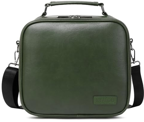 LMGO Große Kabeltasche Organizer, Doppellagige Kabeltragetasche und -Koffer, Reise Elektronik Kabel Organizer Tasche für Kabel, ipad, Ladegerät, Handy, Festplatten, Powerbank (Olivengrün)
