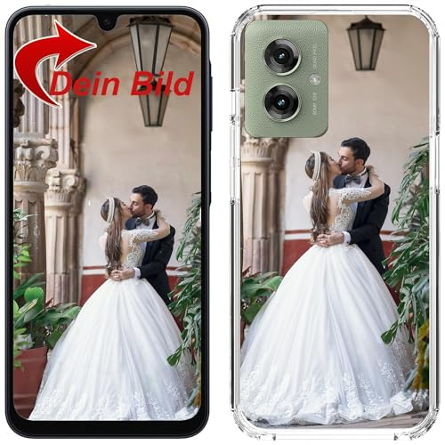CoverHeld Handyhülle für das Motorola G55 5G Hülle selbst gestalten Silikonhülle Dein Bild Motiv Design Personalisierte Schutzhülle Silikon Case eigenes Foto individuell Bedrucken erstellen