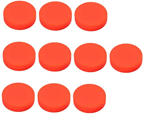 GALPADA 10stücke Verstellbare Gummi Eishockey-Pucks Mit Matter Oberfläche Hohe Härte Strapazierfähig Standardisierte Sportsupplies Für Street EIS-Hockey Geeignet Für Training Und Spiel Ora