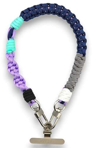 RATASK Handmade Braided Mobile Phone Wrist Strap, Lanyard Rope Bracelet, Keychain Accessory, Decorative Pendant, Cell Phone Wrist Strap