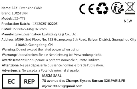 1 Stück Doppelstecker für Steckdose - 3680W 2 Fach Steckdosenleiste für Küche Büro - Weiß