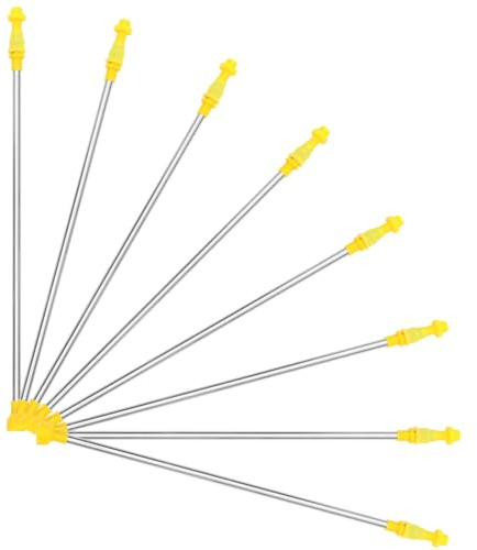 SEWACC Perche Télescopique de Pulvérisation en Acier Inoxydable Tige d'Arrosage Extensible 45-80 CM Lot de 8 Pièces pour Usage Agricole et Jardinage Pièce de Rechange Robuste et