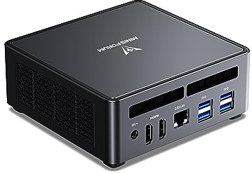 MINISFORUM Venus AMD Ryzen 9 7940HS Mini PC up to 5.2 GHz 32 GB DDR5 512GB SSD with AMD Radeon 780M, 4x USB3.2, 2x USB4, 2xHDMI 2.1, 2x PCIe4.0, Wi-Fi 6E/BT5.3, RJ45 2.5 G