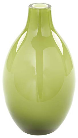 Fink Senza Vase,Glas,Grün Höhe 13 cm, Durchmesser 7,5 cm 115217
