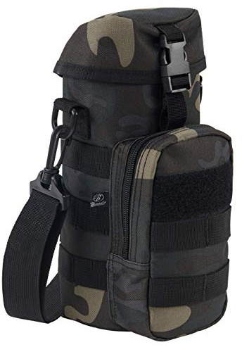 Brandit Bottle Holder, Flaschenhalter 0,5 bis 1 Liter, 2 Versionen, je 6 (Tarn-) Farben