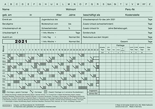 BRUNNEN 1023515001 Urlaubs- und Personalkarten, A5 quer, Karton, orange, 100 Stück