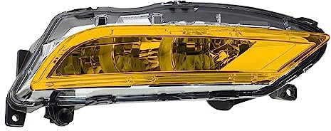 Finest Folia Folien Set Nebelscheinwerfer Tagfahrleuchten Tönungsfolie Aufkleber Passgenau Zugeschnitten Auto Kfz Zubehör Selbstklebend C048 (DTM Yellow)