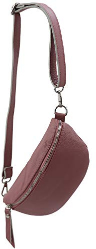 SH Leder ® echt Leder Hüfttasche Damen Herren Unisex Gürteltasche für Festival Reise Bauchtasche kleine Crossbody Bag Frauen Ledertasche 23x12cm AVA G292