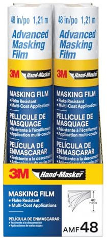 Scotch AMF99-8C Lot de 8 rouleaux de film de masquage avancé pour peintre 2,5 m x 27,4 m