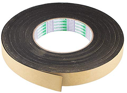 sourcing map Ruban d'étanchéité Joint Mousse Adhésive Bande EVA Pour Fenêtre Porte Isolation 20mm Large 1.5mm Épais 10m Long
