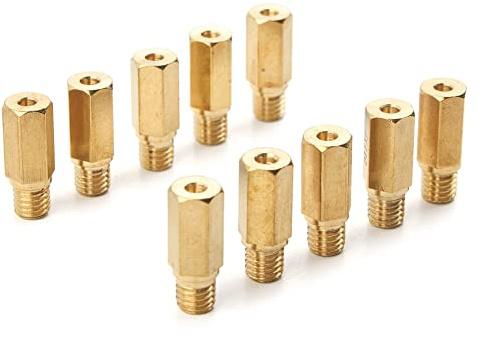 GZYF Confezione da 10 getti principali carburatore 175 178 180 182 185 188 190 192 195 198 Set di ricambio per PWK per Keihin per OKO CVK NSR KSR Set ugello iniettore carburatore