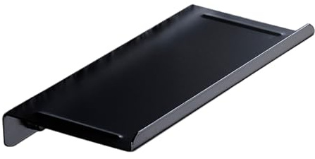 HOMSFOU Edelstahl Handyablage Badezimmerregal Mit Mobiltelefonablage Stilvolles Und Elegantes Design Für Badezimmer Und Hotels Schwarz