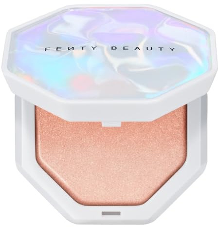 FENTY BEAUTY Diamond Bomb Highlighter, Demi' Glow Light, Schimmernder Rosegold Puder, Tutu Much, 4,5g
