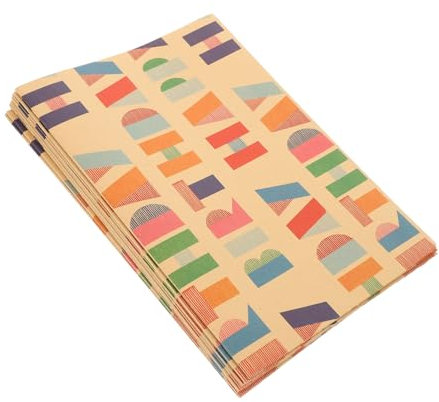 COLLBATH 10piezas Para Cumpleaños Diseño Delicado Para Manualidades y Decoración Kraft Multiusos Para Fiestas y