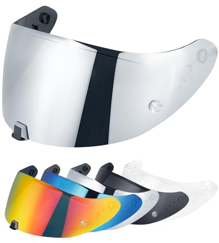 VCOROS Visiere Casque Moto pour EXO-T520/1400/391 R1 | Visière de Casque Moto Protection UV Visage Complet Pare-Brise Remplacement de Visière pour Casque Accessoires de Casque
