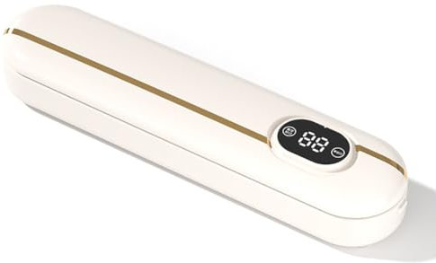 PTATT Vacuum food machine, Vacuum Sealer Food Protector for Food Storage, Dry/wet mode food packaging machine, Perfect for Preserving Fresh Ingredients, 60 KPa suction power Off-white