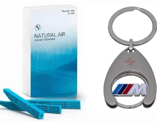 BMW Innenraumduft Nachfüllset Mountain View Natural Air Refill 3 Duftsticks + Einkaufschip
