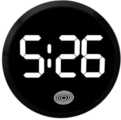 Reloj Digital para Salpicadero del Coche Con Control Táctil Para Ventilador