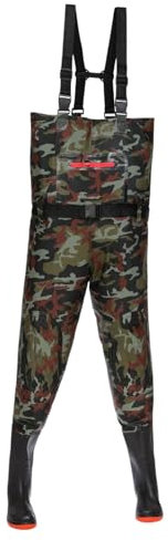 Wathose Floating Anzug Für Norwegen Herren Damen - Wasserdicht Langlebig Erwachsene Angelhose Kaltwasserfischen Crosswater Integrierten Stiefeln Neopren Stiefel Outdoor Atmungsaktive Größe 36-47