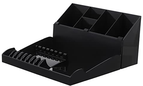 WEKADRIN 1Set Hairdressing Holder Rack Durable Hair Cutting Tool Organizer with Tray for Combs Clips Scissors Lightweight for Salon Professionals