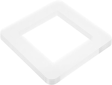 Cabilock 5Stücke Transparente Lichtschalter Abdeckung Schraubenloser Wandplattenschutz für Einzellichtschalter Dekorative Schutzfolie für Wände und Einfachen