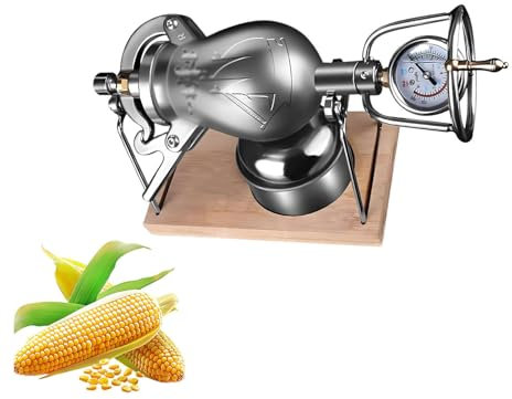 DIY Popcorn ， Chinese Popcorn Maker ， Style：Retro Popcorn Pot ， Stove Popcorn Maker for Corn Rice Soybean Mung Bean,Upgraded