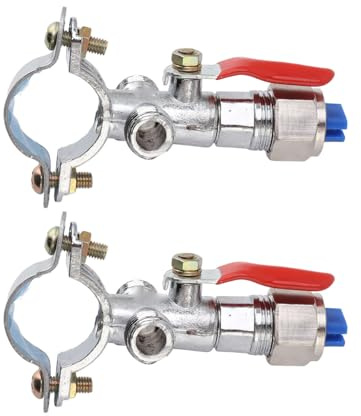 EMUKOEP Juego de boquillas atomizadoras de aleación de zinc para plantas agrícolas, boquilla de ventilador de nebulización de agua para tractores, hierba, riego de paisajismo