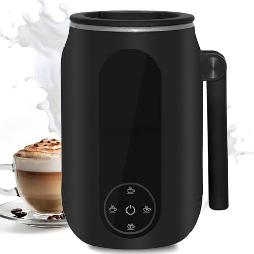 Genérico Máquina De Chocolate Caliente, Espumador De Leche Automático 4 En 1, Calentamiento Eficiente De 500 W, Gran Capacidad De 450 Ml, Diseño Antiderrames Y Revestimiento Antiadherente