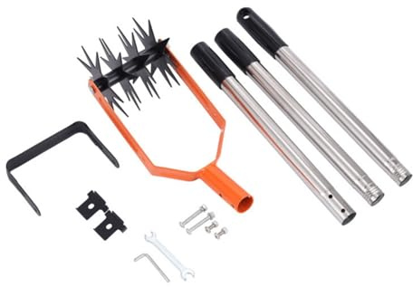 Motoculteur Manuel avec Longueur De Poignée Réglable Et Lame en Acier pour Un Jardinage Respectueux du Outil De Jardinage