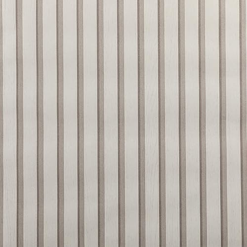 Takezuaa Wood Slats Wallpaper 53 X 950cm Non-Woven Natural Wood Grain Effect Wallpaper Roll Wooden Slat Wallpapers Modern Realism Contemporary Feature Wall Beige 1 Roll