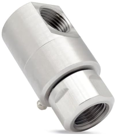 Histeaa 5024-Ni-AL FXF Schlauchtrommel, 1,27 cm, robuste Stahl-Schlauchtrommel, Drehgelenk mit Fettverschraubung für industrielle Drehdurchführungen, einfach zu bedienen